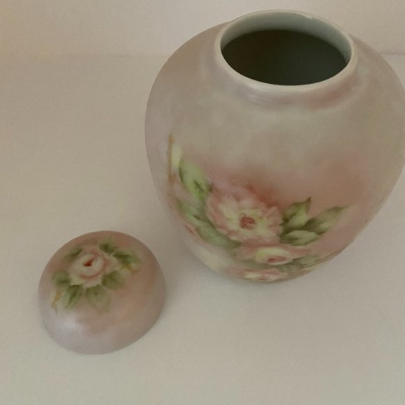 Vintage Hand Painted Ginger Jar - Picture 2 of 4